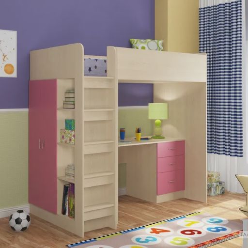 Кровать-чердак «Теремок-3»